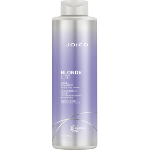 Joico Blonde Life Violet Shampoo Violetset pigmenti sisaldav šampoon blondidele juustele 1000ml