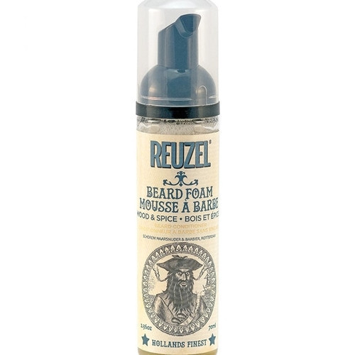 Reuzel Wood & Spice Beard Foam Värskendav habemesse jäetav palsam 70ml
