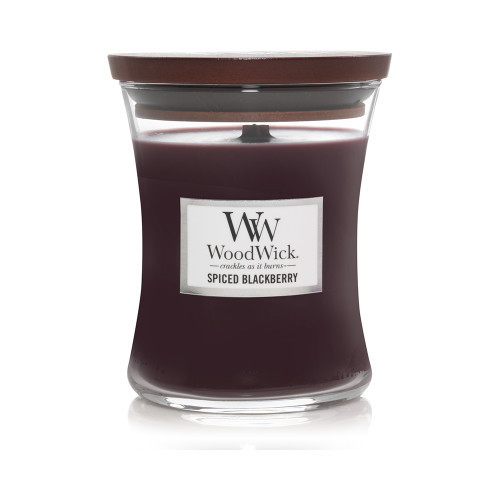 WoodWick Spiced Blackberry Lõhnaküünal Heartwick