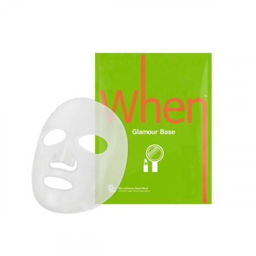 When Beauty Glamour Base Firming Premium Bio-Cellulose Sheet Mask Kangasmask 1 tk