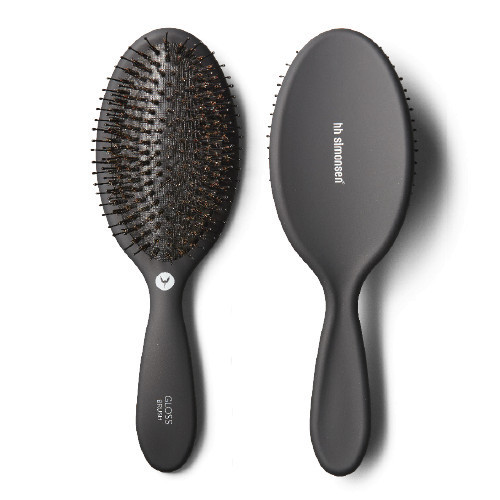HH Simonsen Gloss Brush Metsseaharjastest juuksehari Black