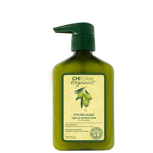CHI Olive Organics Styling Glaze Kuumakaitsega soenguvedelik 340ml