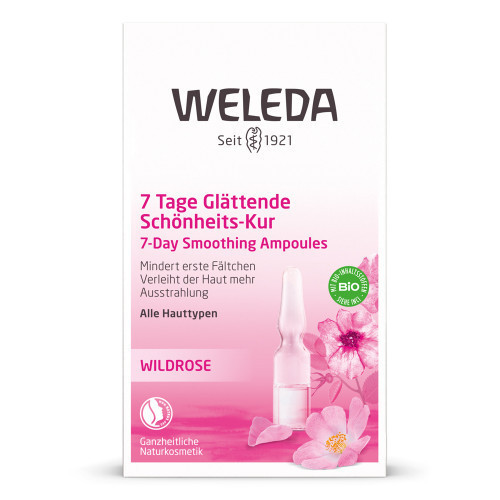 Weleda Wild Rose 7-Day Smoothing Ampoules Roosi 7 päeva siluvad näoõlikapslid 7x8ml