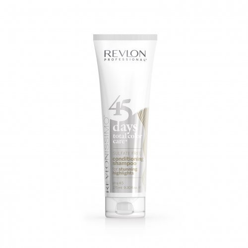 Revlon Professional 45 days Total Color Care Stunning Highlights Conditioning Shampoo Kaks-ühes šampoon ja palsam 275ml