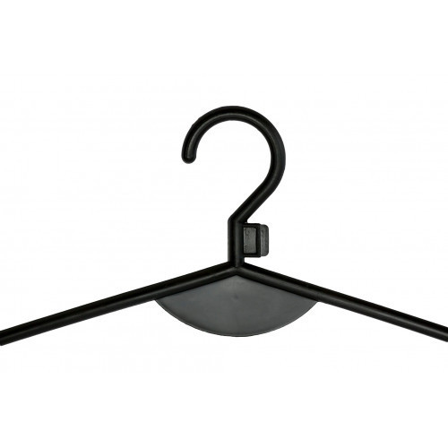 HomelyWorld W008 Thin Plastic Hangers for Clothes Riidepuud Juodas