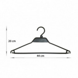 HomelyWorld W018 Thin Plastic Hangers for Clothes Riidepuud Must