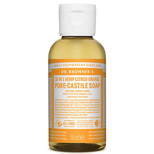 Dr. Bronner's Citrus-Orange Pure-Castile Liquid Soap Tsitrus-apelsin vedelseep 240ml