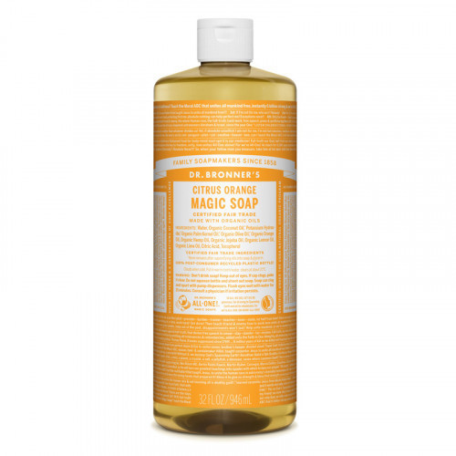 Dr. Bronner's Citrus-Orange Pure-Castile Liquid Soap Tsitrus-apelsin vedelseep 240ml