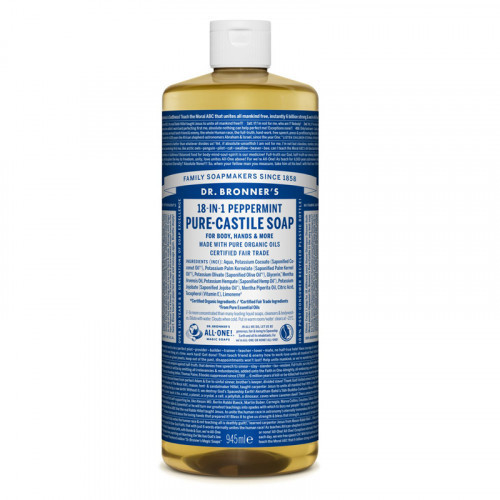 Dr. Bronner's Peppermint Pure-Castile Liquid Soap Piparmünt vedelseep 240ml