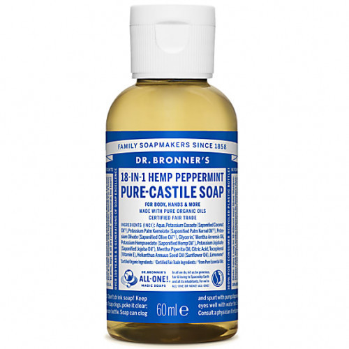 Dr. Bronner's Peppermint Pure-Castile Liquid Soap Piparmünt vedelseep 240ml