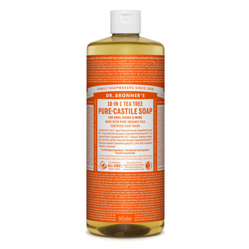 Dr. Bronner's Tea-Tree Pure-Castile Liquid Soap Teepuu vedelseep 240ml