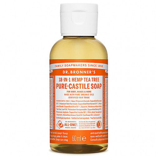 Dr. Bronner's Tea-Tree Pure-Castile Liquid Soap Teepuu vedelseep 240ml