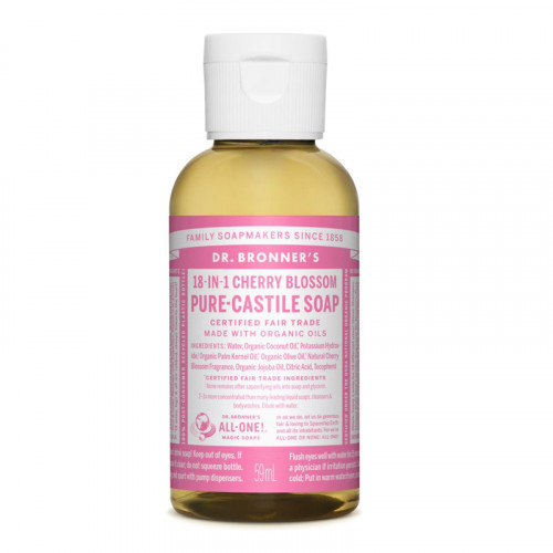 Dr. Bronner's Cherry Blossom Pure Castile Organic Soap Multifunktsionaalne seep naturaalse kirsiõiearoomiga 240ml