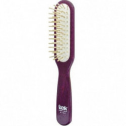 TEK Natural Rectangular Hairbrush Juuksehari Violetinis
