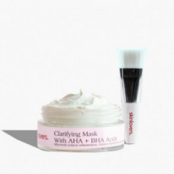 Skinlovers Clarifying Mask with AHA+BHA Acids + Brush Sügavpuhastav näomask + pintsel