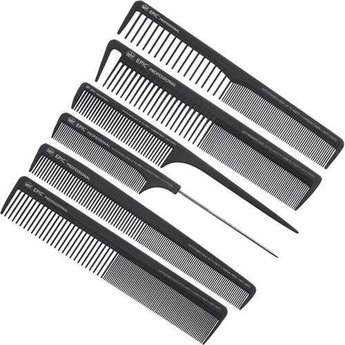 WetBrush Epic Carbon Combs Süsinikkiust kammid Metal Tail Comb