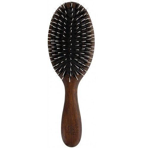TEK Padouk Wood Oval Hairbrush MP Juuksehari Valgus