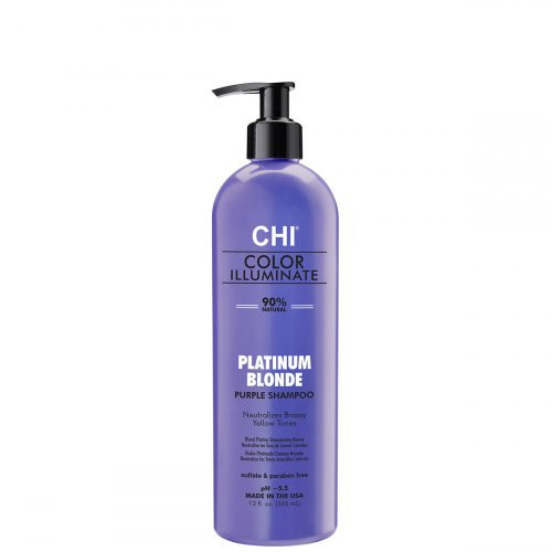 CHI Ionic Color Illuminate Platinum Blonde Shampoo Platinablond šampoon 355ml