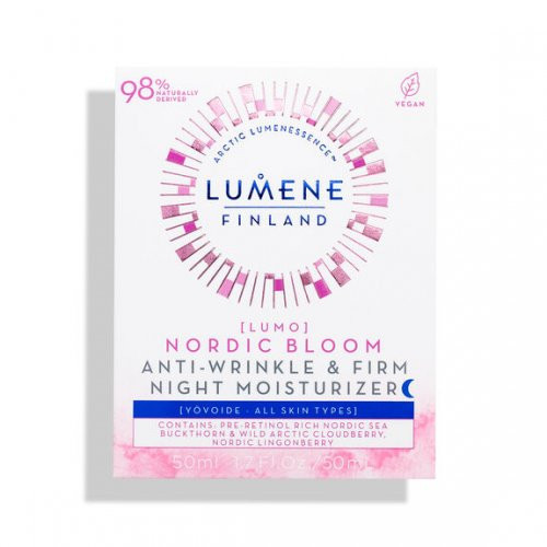 Lumene Nordic Bloom Anti-wrinkle & Firm Night Moisturizer Pinguldav öökreem 50ml