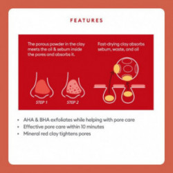 Missha Amazon Red Clay Pore Mask Näomask 110ml