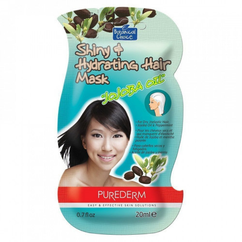 Purederm Shiny & Hydrating Jojoba Oil Hair Mask Sära ja niisutav juuksemask 20ml