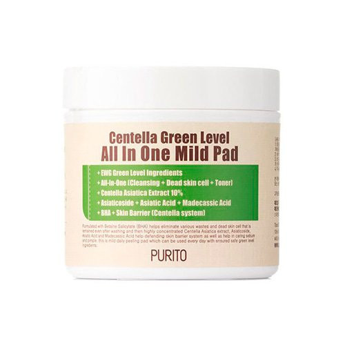 Purito Centella Green Level All In One Mild Pad Piiling-kettad 70 tk.