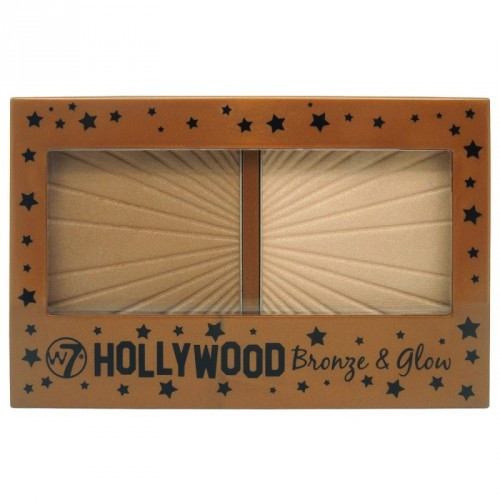 W7 Cosmetics Hollywood Bronze & Glow pruunistaja ja helendav puuder