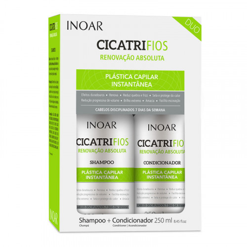 Inoar CicatriFios Duo Kit Juuste taastamise komplekt 2x250ml