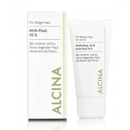 Alcina AHA Facial Fluid 10% Puuviljahapetega vedelik 50ml