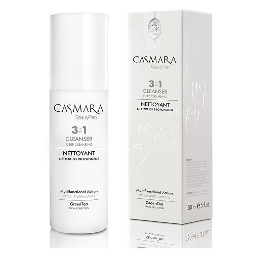 Casmara 3 In 1 Deep Face Cleanser with Green Tea Näopuhastusvahend 150ml
