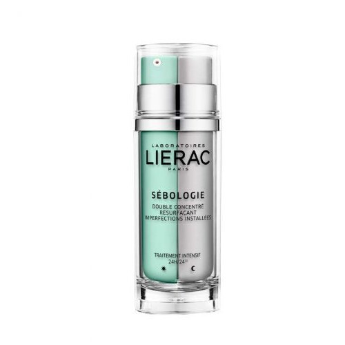 Lierac Sébologie Double Concentrate Päeva ja öö kontsentraat aknesele ja rasusele nahale 30ml