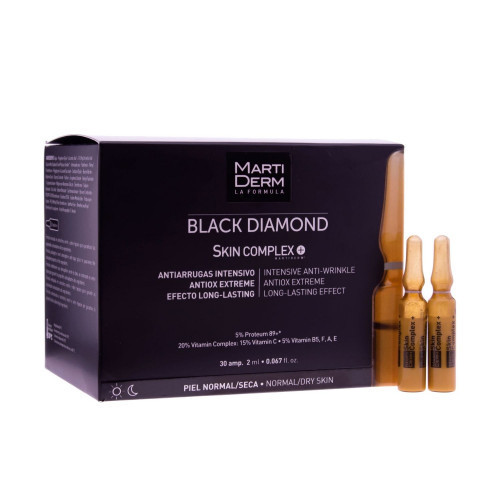 MartiDerm Black Diamond Skin Complex Advanced Näoampullid vitamiinide ja antioksüdantide kompleksiga 10amp.