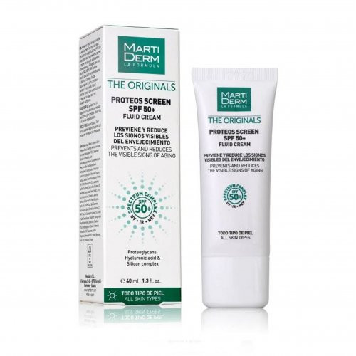 MartiDerm Proteos Screen SPF50 Fluid Cream Kaitsev, tooniv näokreem 40ml