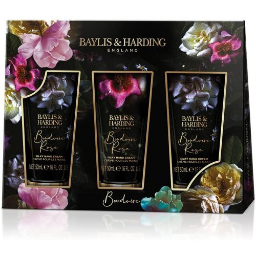 Baylis & Harding Boudoire 3 Hand Cream Set Kinkekomplekt 3x50ml