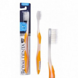 Royal Denta Silver Medium Toothbrush Hambahari keskmise pehmusega Orange-Yellow