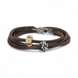 Trollbeads Brown Leather Bracelet 41 cm