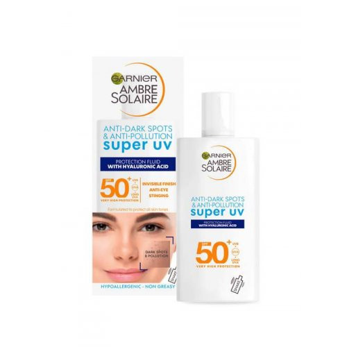 Garnier Ambre Solaire UV Protection Fluid SPF50 Kaitsev näovesi 40ml