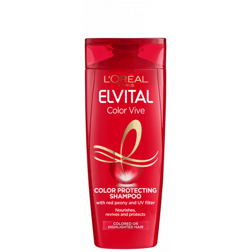 L'Oréal Paris Elvital Color Vive Color Protecting Shampoo Värvitud või triibutatud juustele 250ml