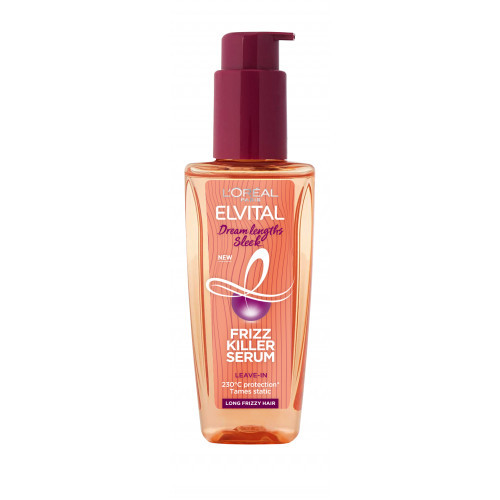 L'Oréal Paris Elvital Dream Length Sleek Frizz Killer Leave-In Serum Pikkadele lokkis juustele 100ml