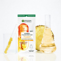Garnier Vitamin C + Pineapple Anti-Fatigue Ampoule Sheet Mask Kangasmask 15g