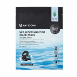 Mizon Seaweed Solution Black Mask Kangasmask merevetikate ja vulkaanilise tuhaga 25g