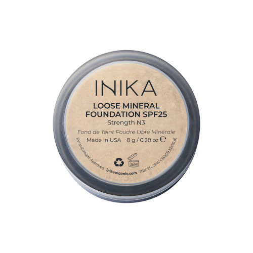 Inika Organic Loose Mineral Foundation SPF25 Lahtine mineraalpuuder 8g