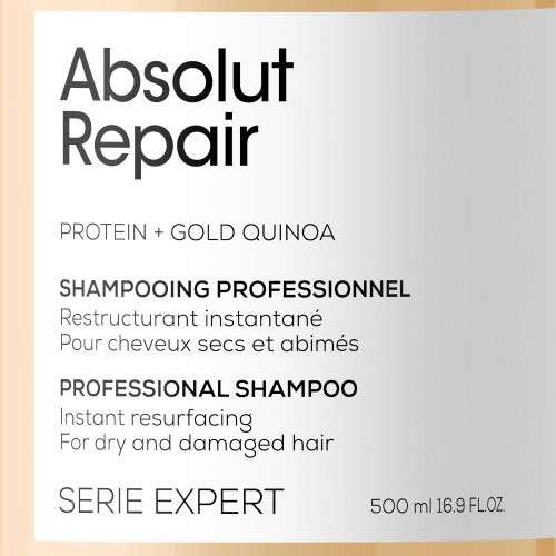 L'Oréal Professionnel Komplekt: Absolut Repair Taastav šampoon tugevasti kahjustatud juustele 500ml