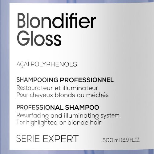 L'Oréal Professionnel Serie Expert Blondifier Illuminating Gloss Shampoo Šampoon blondidele juustele 300ml