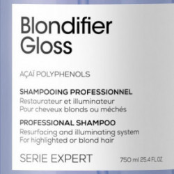 L'Oréal Professionnel Serie Expert Blondifier Illuminating Gloss Shampoo Šampoon blondidele juustele 300ml