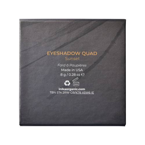 Inika Organic Eyeshadow Quad Palette Silmavärvipalett 8g