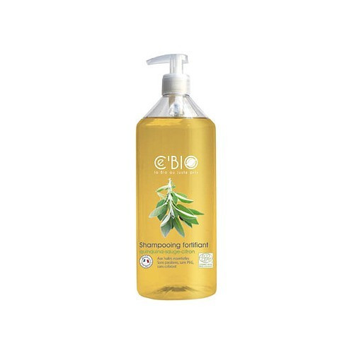 Cebio Fortifying Hair Shampoo Tugevdav šampoon kiniini, salvei ja sidruni ekstraktidega 500ml