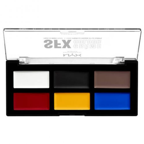 NYX Professional Makeup SFX Face and Body Paint Palette Näo- ja kehavärvipalett 6x1.4g