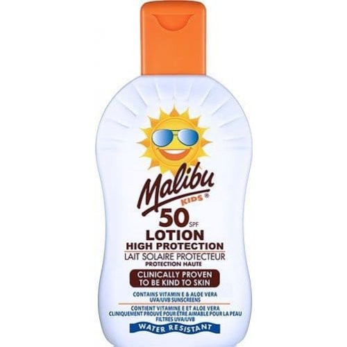 Malibu Kids High Protection Lotion SPF50 Päikesekaitse kreem lastele 200ml