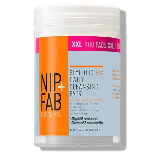 NIP + FAB Glycolic Fix Daily Cleansing Pads Puhastuspadjakesed 60pcs.
